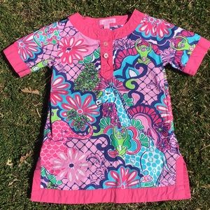 Toddler girls SIZE 2 Lilly Pulitzer beach cover